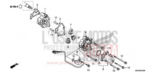 REDUCTION GEAR VFR1200XDE de 2014